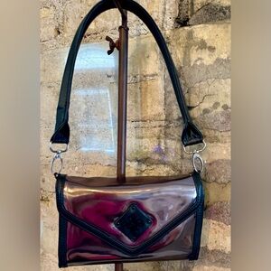 Simply Vera Vera Wang Black and Metalic Purple